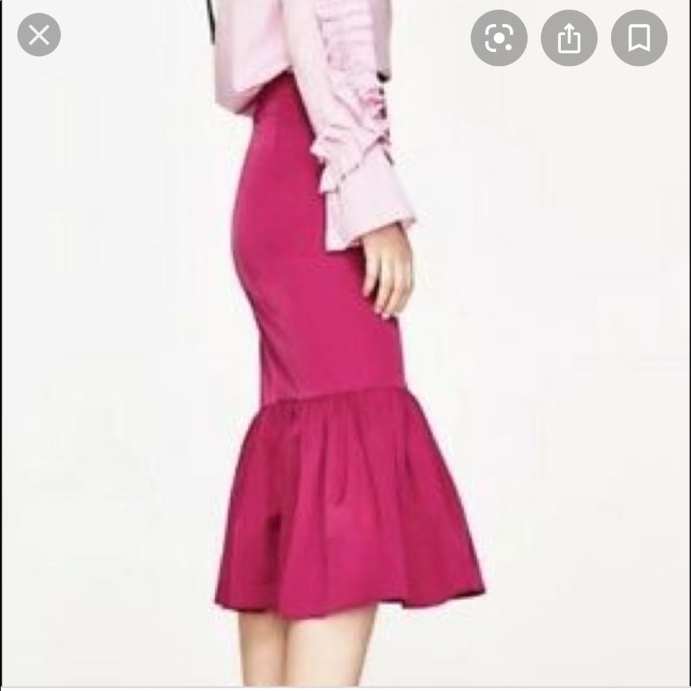 Zara midi skirt